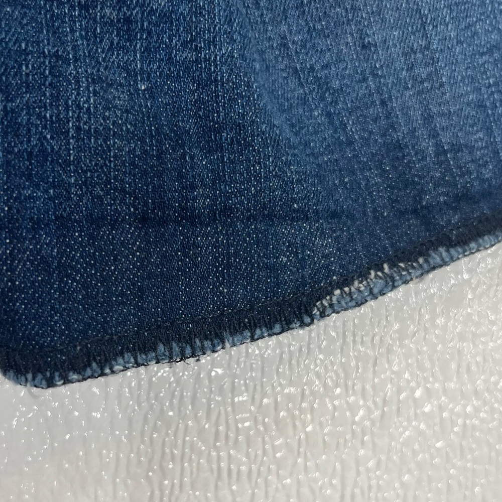 7 FOR ALL MANKIND Dark Blue Indigo Denim Shorts Size 28 - Picture 4 of 6